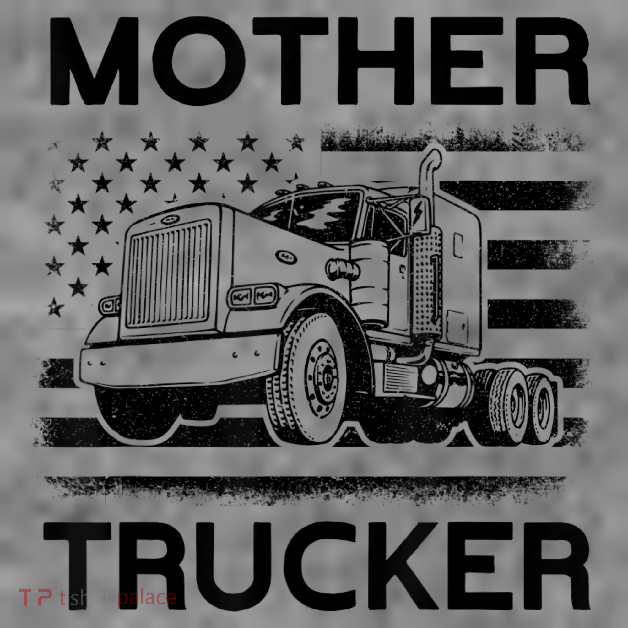 Mother Trucker Truck Driver Toddler Hoodie