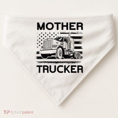 Mother Trucker Truck Driver USA-Made Doggie Bandana