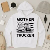 Mother Trucker Truck Driver Hoodie thumb 3
