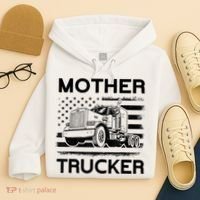 Mother Trucker Truck Driver Hoodie thumb 4