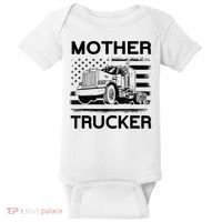 Mother Trucker Truck Driver Baby Bodysuit thumb 0