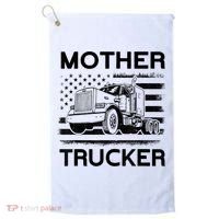 Mother Trucker Truck Driver Golf Towel thumb 0