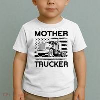 Mother Trucker Truck Driver Toddler T-Shirt thumb 2