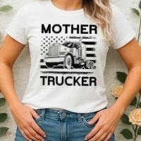 Mother Trucker Truck Driver Women's T-Shirt thumb 2