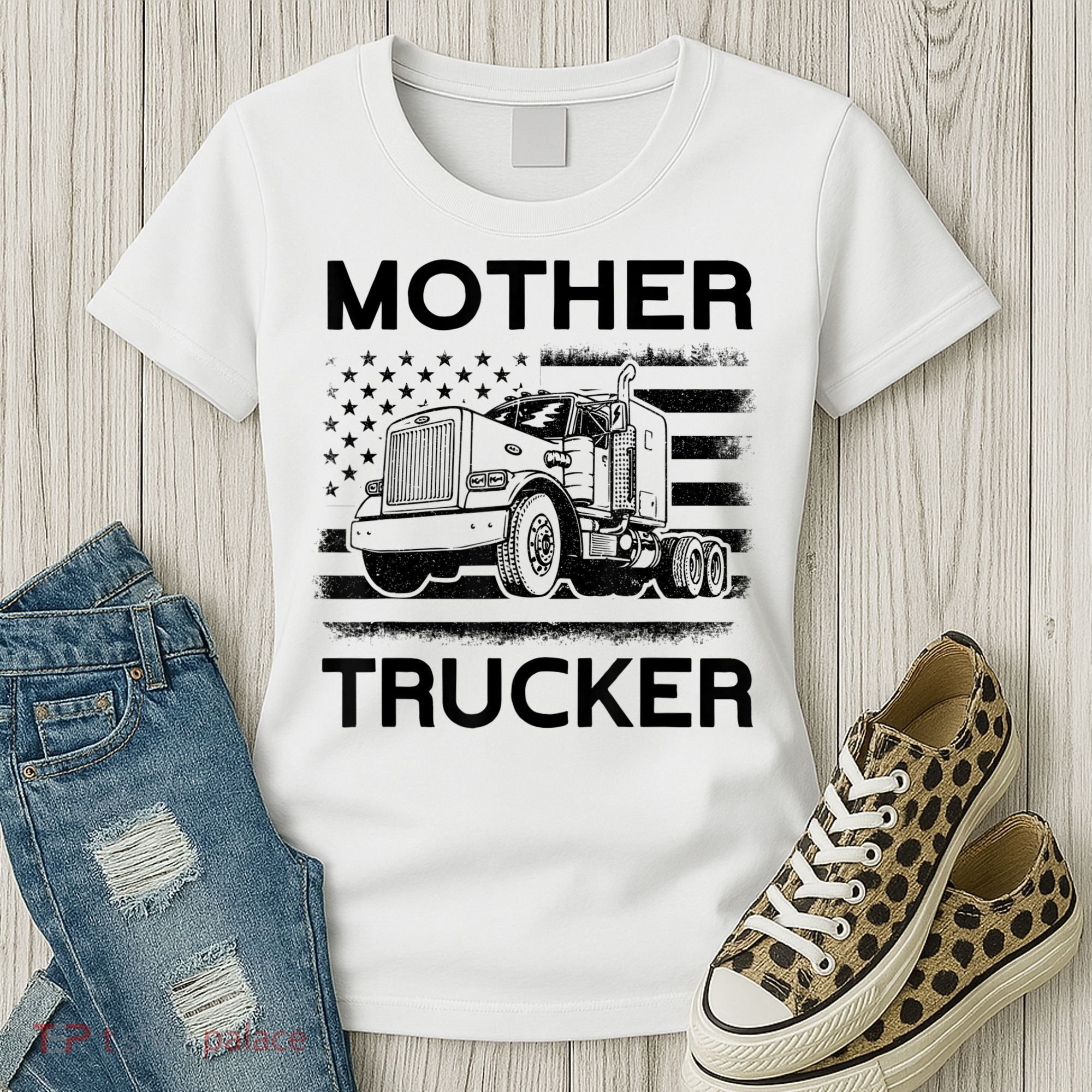 Mother Trucker Truck Driver Women's T-Shirt