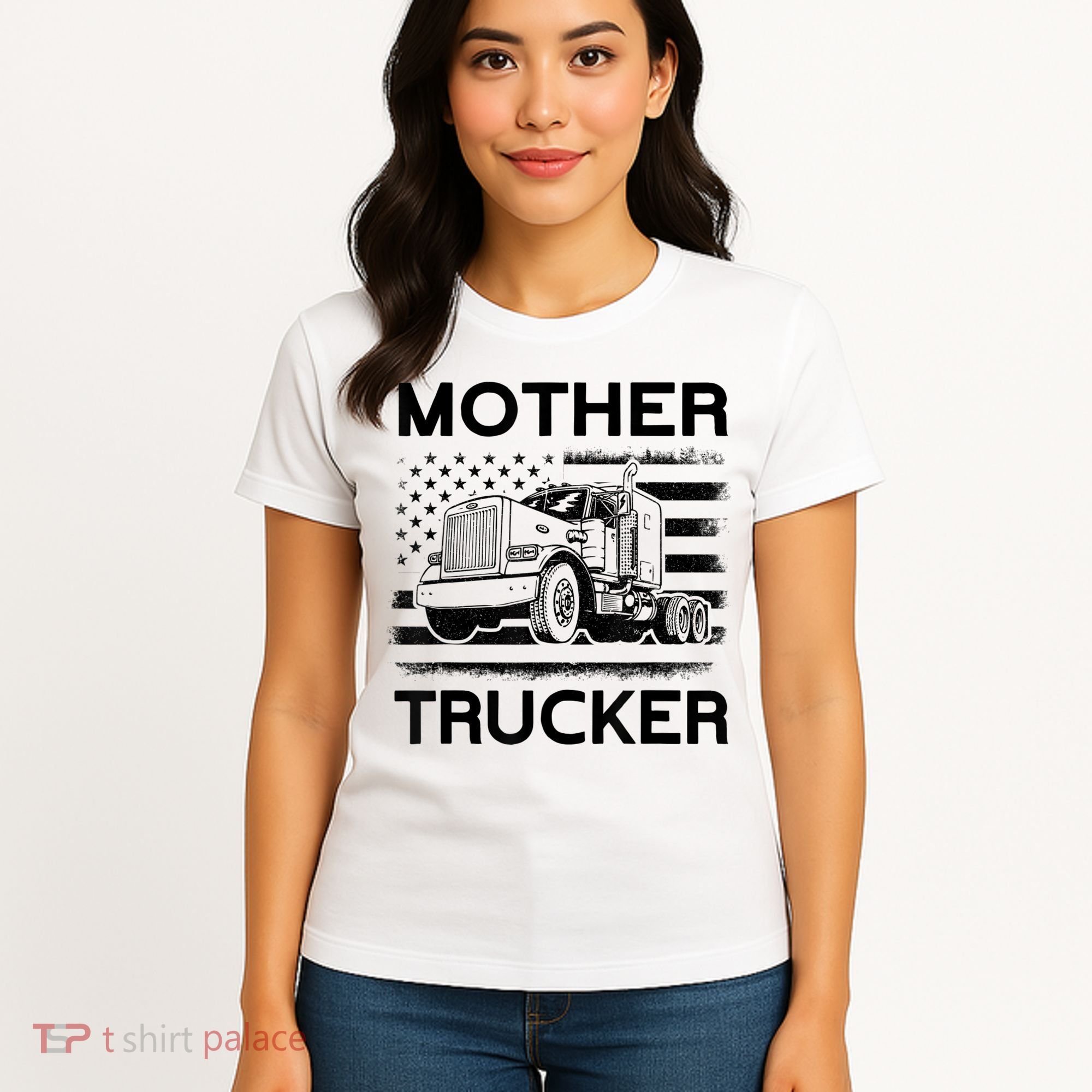 Mother Trucker Truck Driver Women's T-Shirt