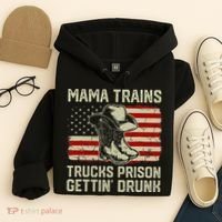 Mama Trains Trucks Prison Getting Drunk Country Music Hoodie thumb 4