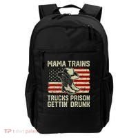 Mama Trains Trucks Prison Getting Drunk Country Music Backpack thumb 0