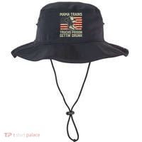 Mama Trains Trucks Prison Getting Drunk Country Music Bucket Hat thumb 0