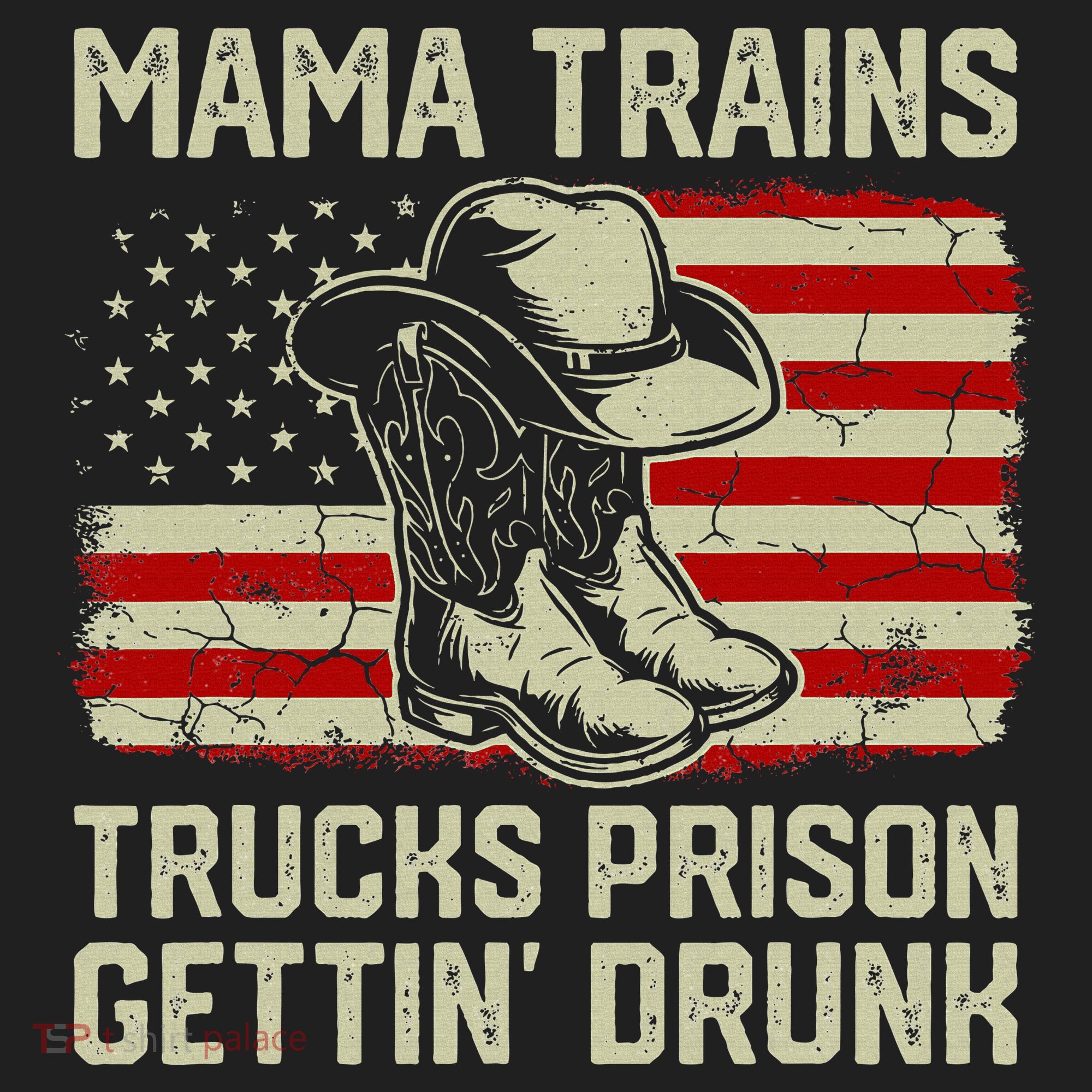 Mama Trains Trucks Prison Getting Drunk Country Music Hat