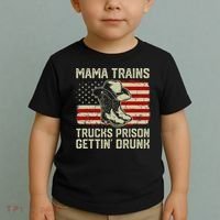 Mama Trains Trucks Prison Getting Drunk Country Music Toddler T-Shirt thumb 2