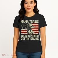 Mama Trains Trucks Prison Getting Drunk Country Music Women's T-Shirt thumb 4