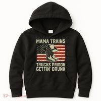 Mama Trains Trucks Prison Getting Drunk Country Music Kids Hoodie thumb 0
