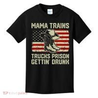Mama Trains Trucks Prison Getting Drunk Country Music Kids T-Shirt thumb 0