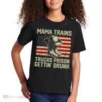 Mama Trains Trucks Prison Getting Drunk Country Music Kids T-Shirt thumb 2