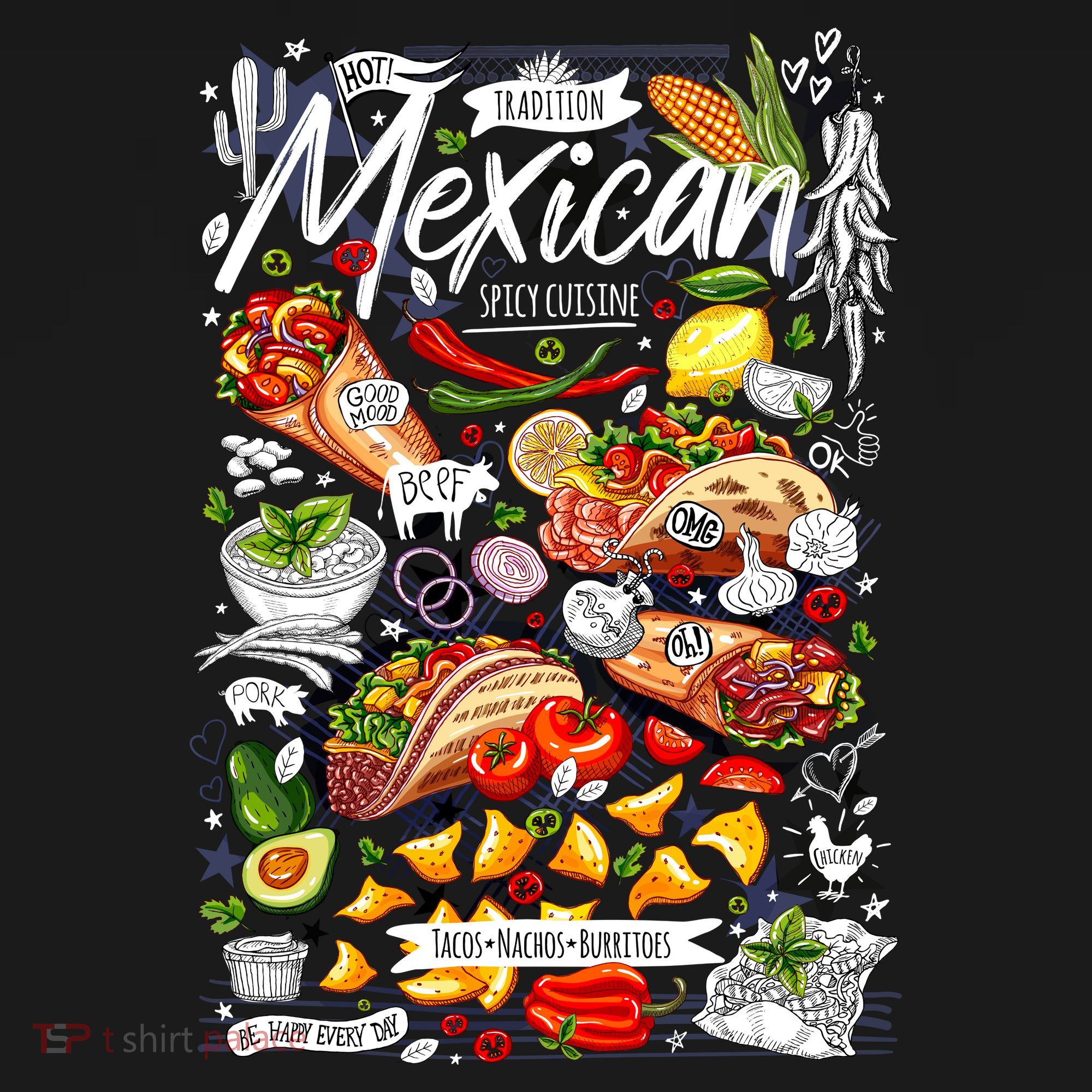 Mexican Tacos Taco Tradition Foodie Food Lover Women's Tank Top