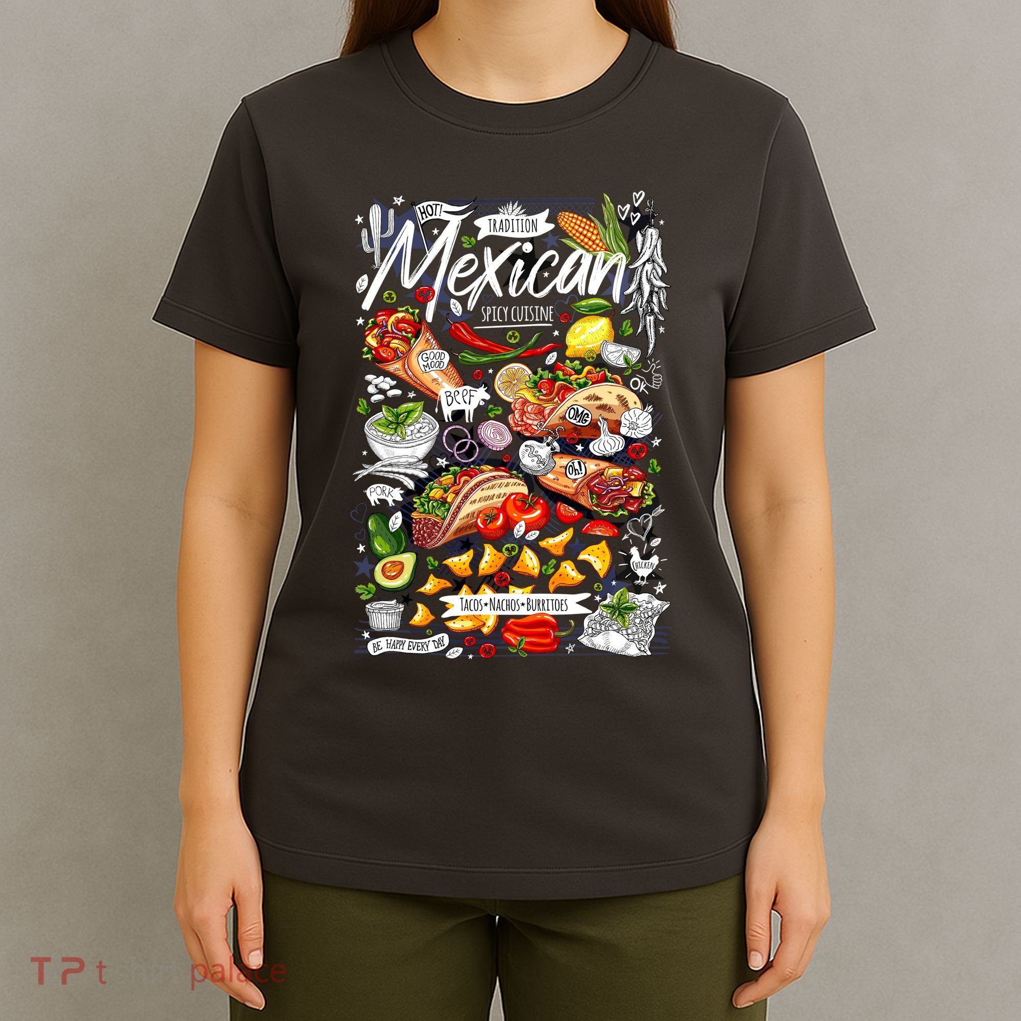 Mexican Tacos Taco Tradition Foodie Food Lover T-Shirt
