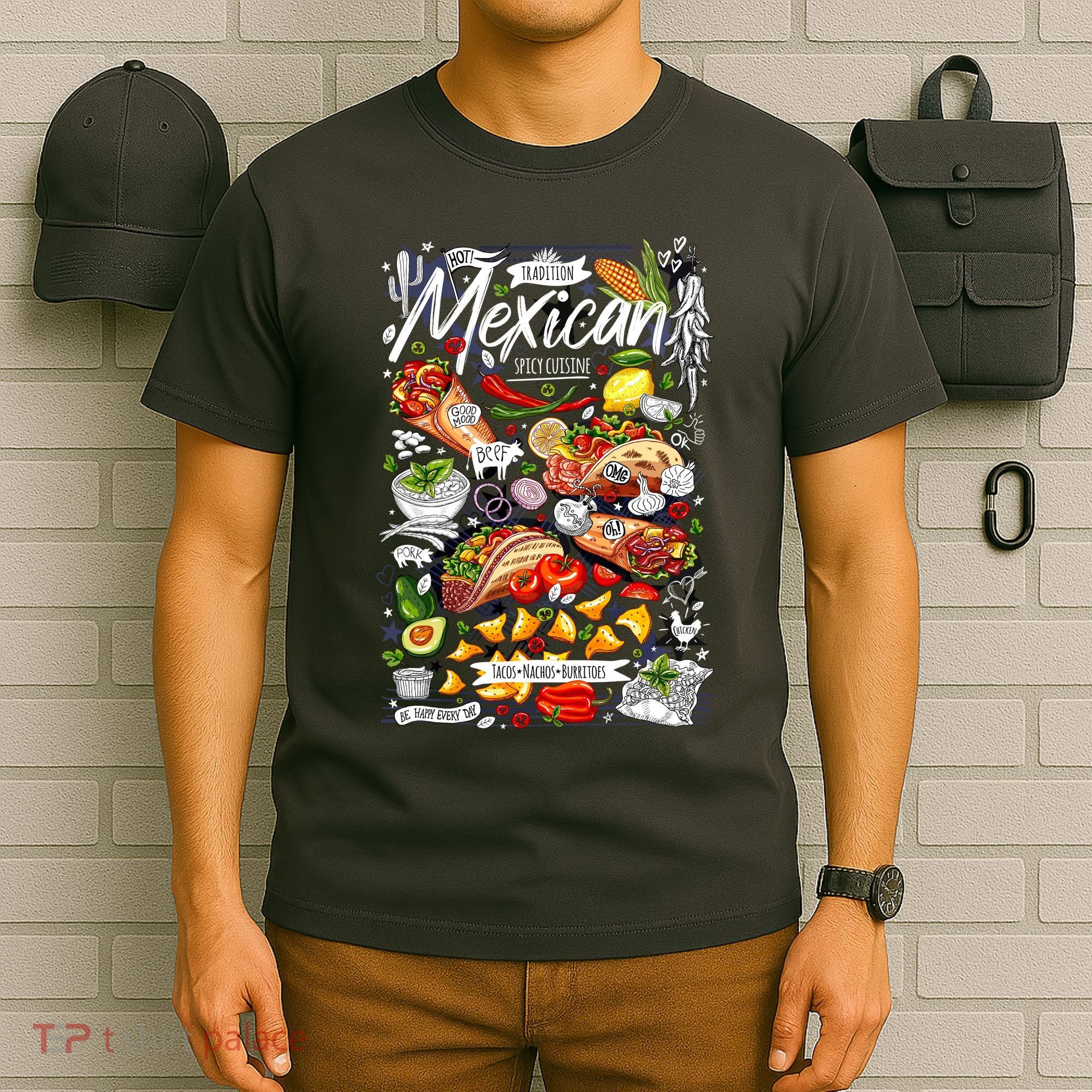 Mexican Tacos Taco Tradition Foodie Food Lover T-Shirt