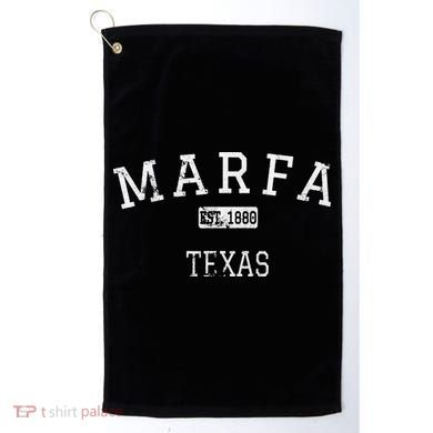 Marfa Texas TX Vintage Golf Towel