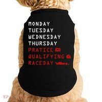 Monday Tuesday Thursday Practice Qualifying Race Day Doggie Tank thumb 0