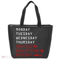 Monday Tuesday Thursday Practice Qualifying Race Day Tote Bag thumb 0