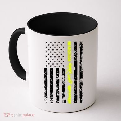 Michigan Tow Truck Driver Flag Coffee Mug