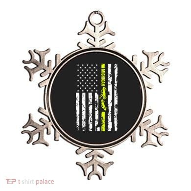 Michigan Tow Truck Driver Flag Ornament