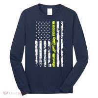 Michigan Tow Truck Driver Flag Long Sleeve Shirt thumb 0