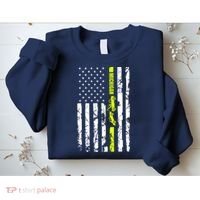 Michigan Tow Truck Driver Flag Sweatshirt thumb 2