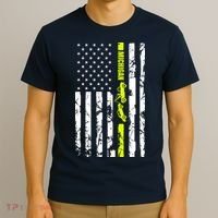 Michigan Tow Truck Driver Flag T-Shirt thumb 3