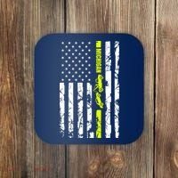 Michigan Tow Truck Driver Flag Coaster thumb 0