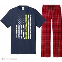 Michigan Tow Truck Driver Flag Pajama Set thumb 0