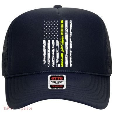 Michigan Tow Truck Driver Flag Hat