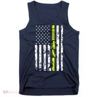 Michigan Tow Truck Driver Flag Tank Top thumb 0