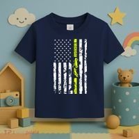 Michigan Tow Truck Driver Flag Toddler T-Shirt thumb 3