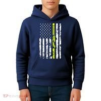 Michigan Tow Truck Driver Flag Kids Hoodie thumb 4
