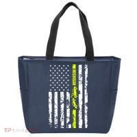 Michigan Tow Truck Driver Flag Tote Bag thumb 0