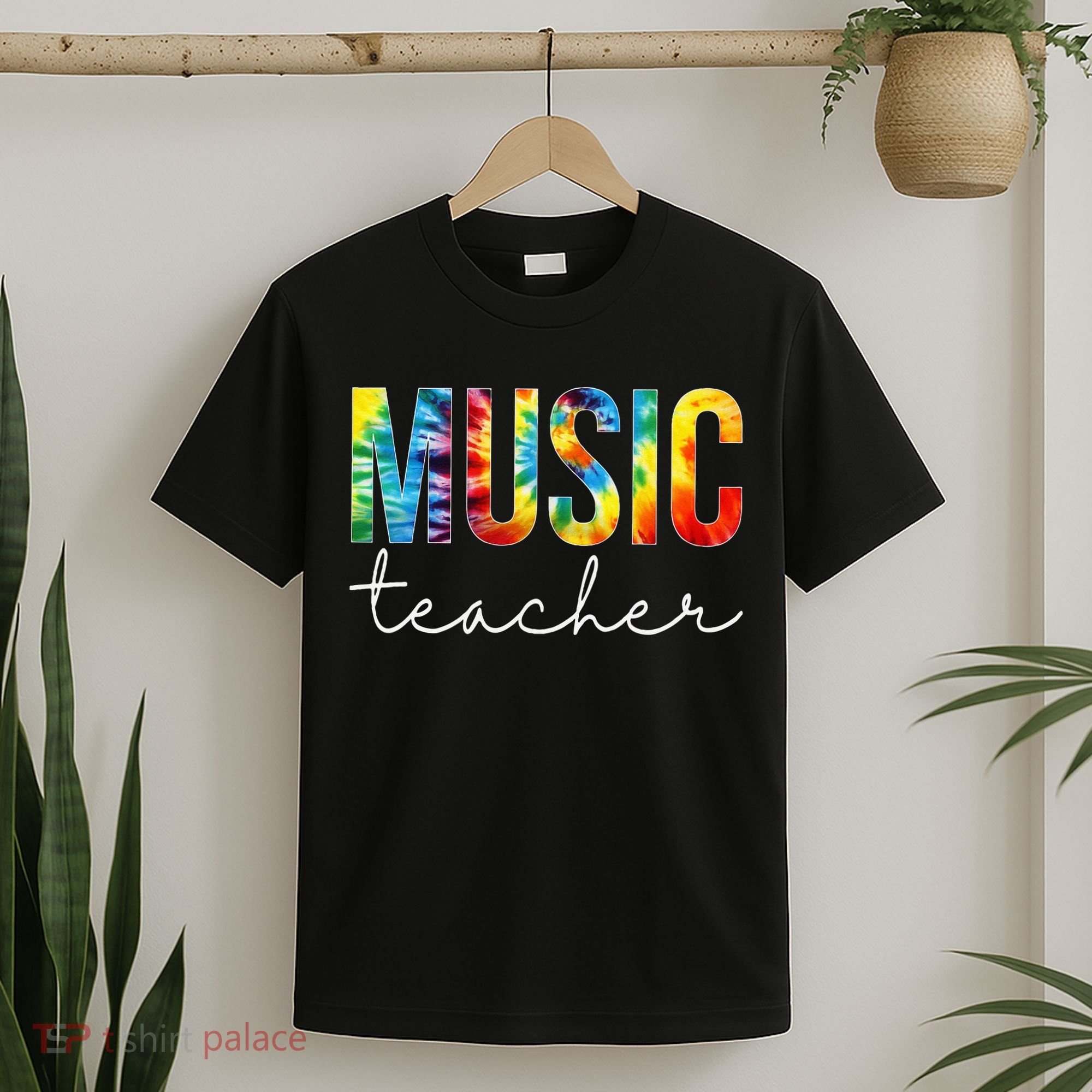 Music Teacher Tie Dye Appreciation Day Hello Back To School T-Shirt