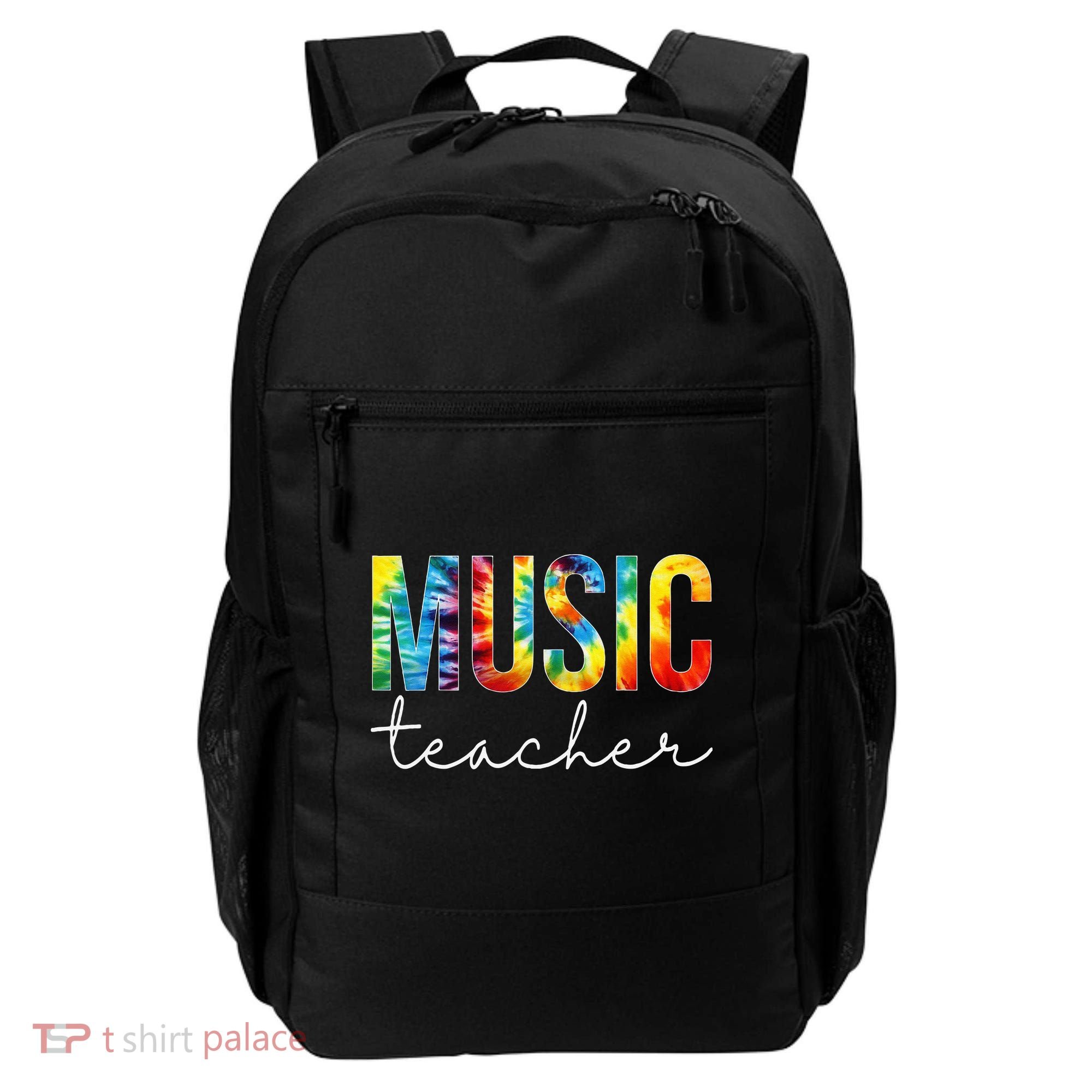 Music Teacher Tie Dye Appreciation Day Hello Back To School Backpack