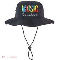 Music Teacher Tie Dye Appreciation Day Hello Back To School Bucket Hat thumb 0