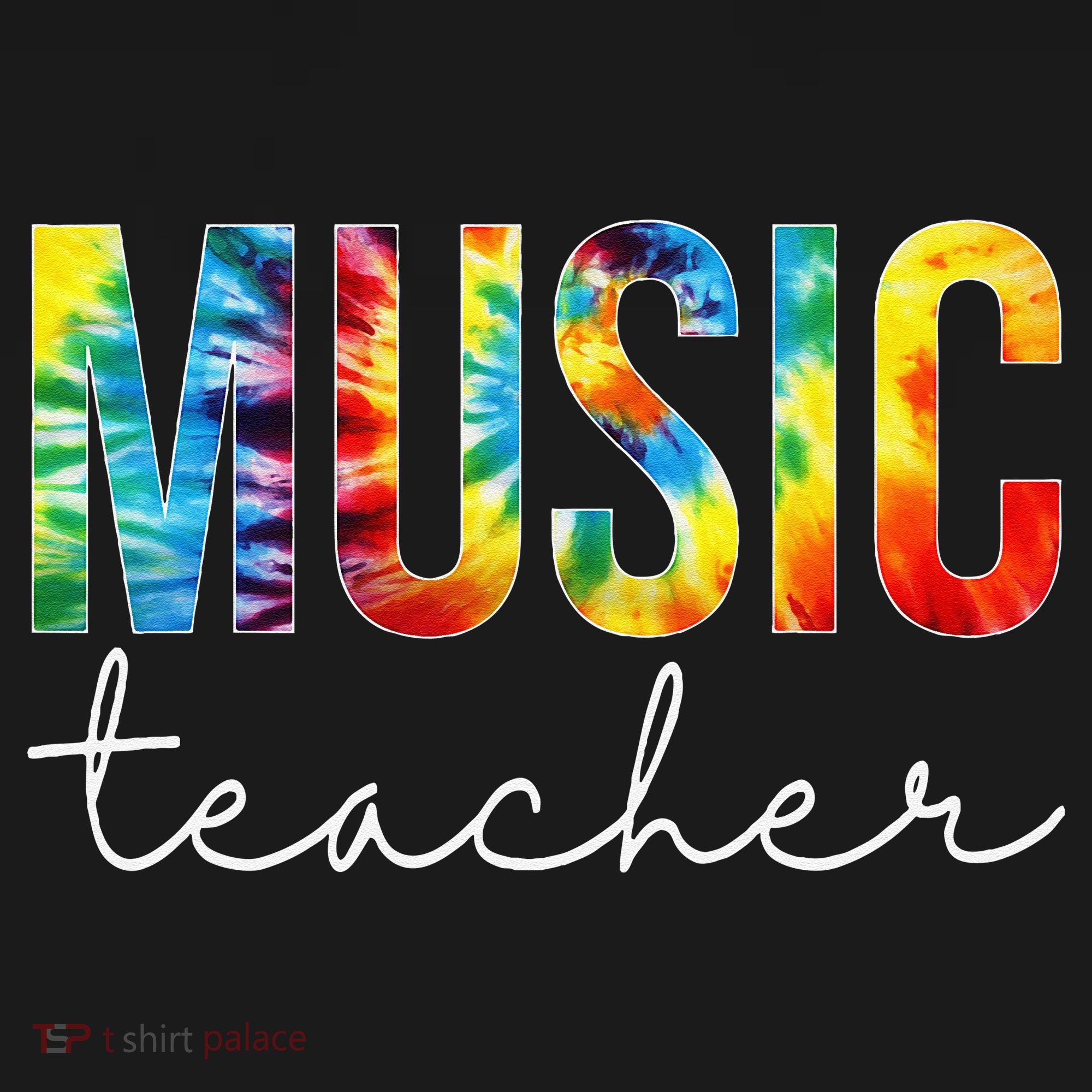 Music Teacher Tie Dye Appreciation Day Hello Back To School Women's Hoodie