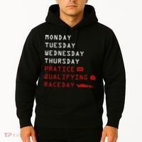 Monday Tuesday Thursday Practice Qualifying Race Day Hoodie thumb 2