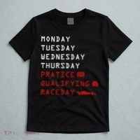 Monday Tuesday Thursday Practice Qualifying Race Day T-Shirt thumb 5