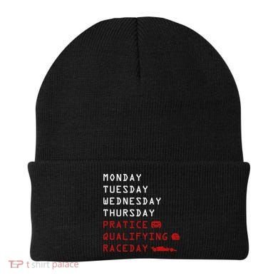 Monday Tuesday Thursday Practice Qualifying Race Day Beanie