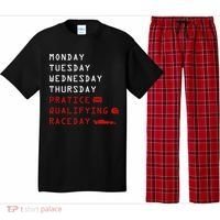 Monday Tuesday Thursday Practice Qualifying Race Day Pajama Set thumb 0