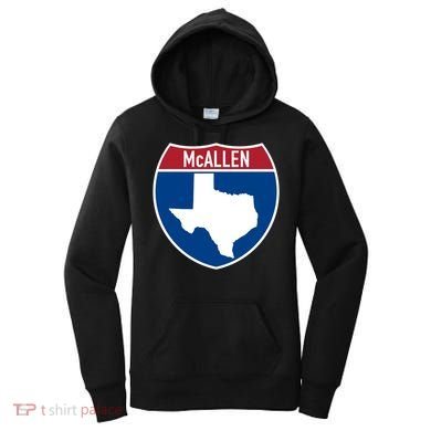 Mcallen Texas Tx Interstate Highway Vacation Souvenir Great Gift Women's Hoodie