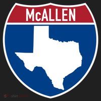 Mcallen Texas Tx Interstate Highway Vacation Souvenir Great Gift Hat thumb 2