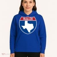 Mcallen Texas Tx Interstate Highway Vacation Souvenir Great Gift Hoodie thumb 5