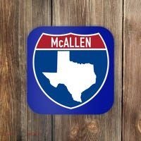 Mcallen Texas Tx Interstate Highway Vacation Souvenir Great Gift Coaster thumb 0