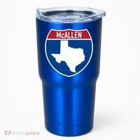 Mcallen Texas Tx Interstate Highway Vacation Souvenir Great Gift Tumbler thumb 0